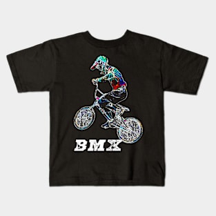 bmx racing Kids T-Shirt